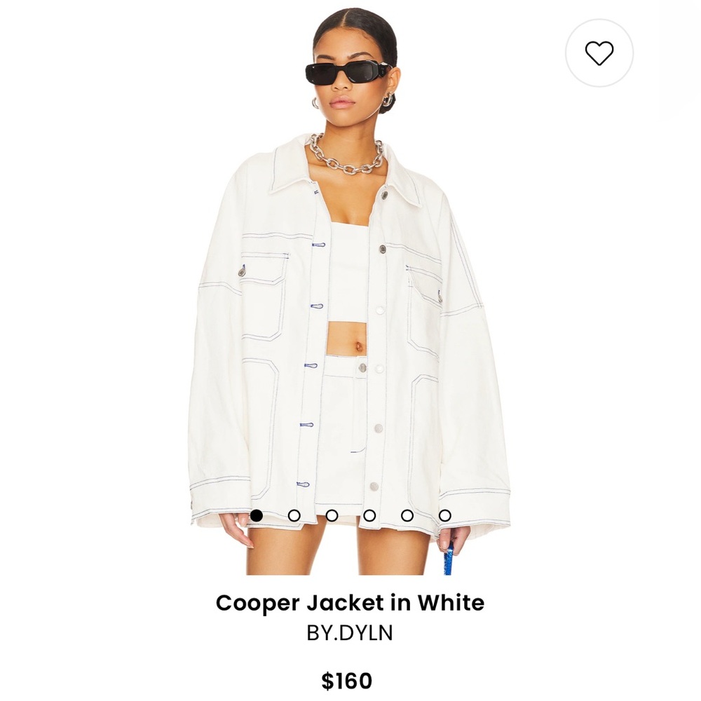 BY.DYLN Cooper Jacket and Skirt White